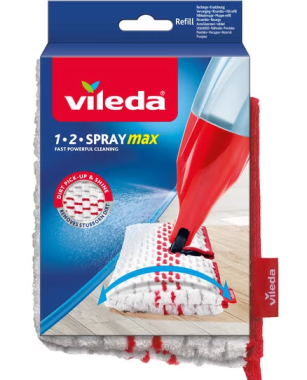 Vileda 1-2 Spray Max Sprühwischer Ersatzbezug, VISPRMAX